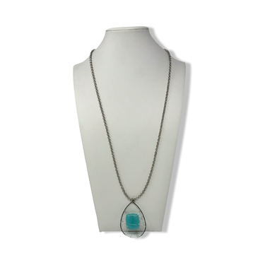 R.J. Graziano Wired Tear Drop Pendant Necklace