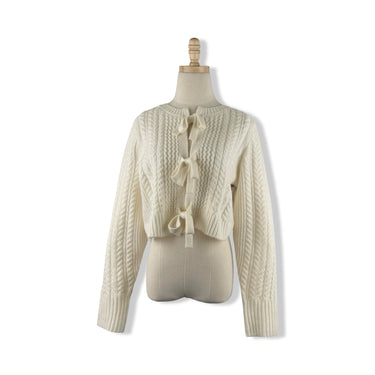 a . new day Tie Front Cardigan