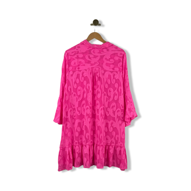 Lilly Pulitzer Sheer Patterned Button Down Dress