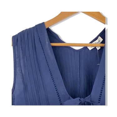 Heartloom Sleeveless Pleated Romper