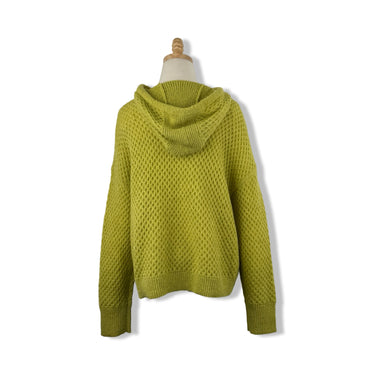 Elliott Lauren Hooded Waffle Knit Pullover