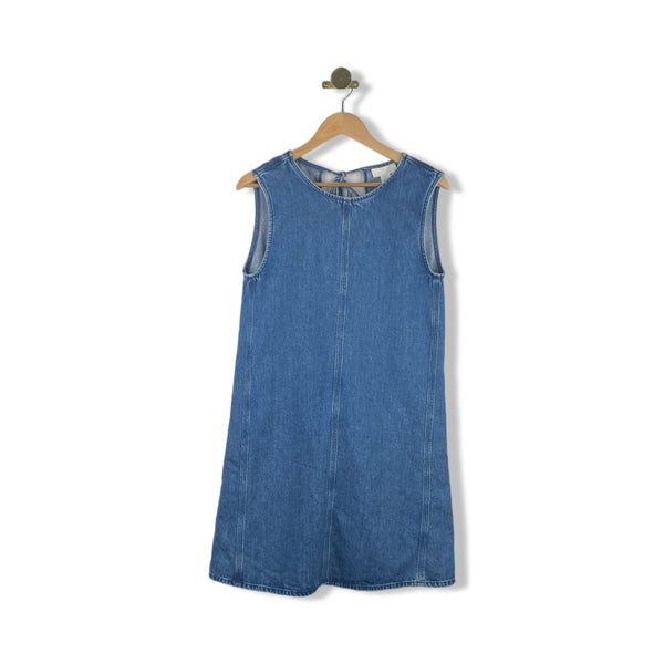 cos denim dresses Dress – RefindNYC by Housing Works Spell Color:Light Blue Bold Deep Pink Asymmetric