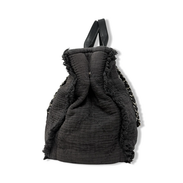 Chanel Canvas Double Face Deauville Shopping Tote