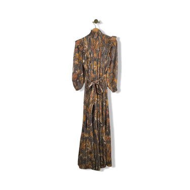 Ulla Johnson Mock Neck Puff Sleeve Maxi Dress