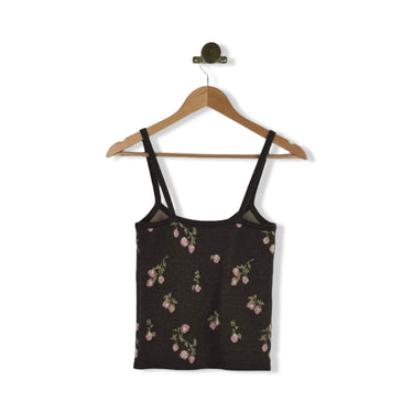 Heartloom Knit Floral Tank Top