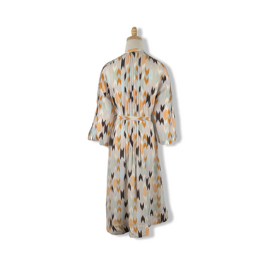Billy Reid Silk Pleated Shirt Dress