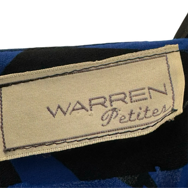 Vintage Warren Petites Patterned Dress