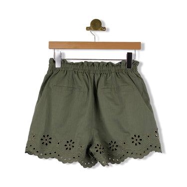 BLANKNYC Pull On Eyelet Linen Short