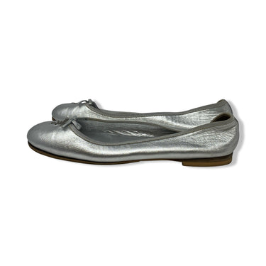 Prada Metallic Ballerina Flats