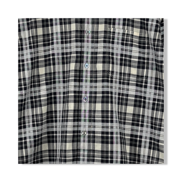 Billy Reid Melange Textural Plaid Tuscumbia Shirt