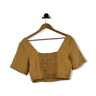 BLANKNYC Linen Crop Top