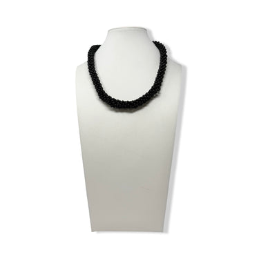 Cluster Beaded 925 Silver Necklace