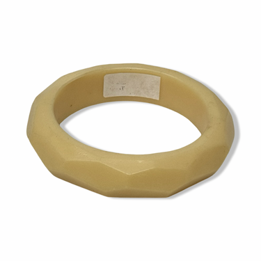 Vintage R.J. Graziano Carved Bone Bangle