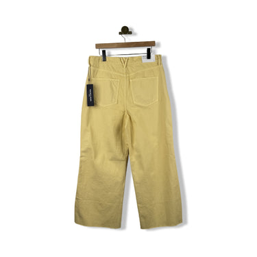 Veronica Beard Taylor Crop High Rise Wide Leg Jeans