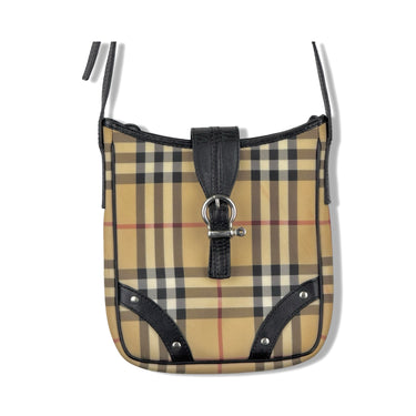 Burberry Tartan Leather Crossbody Bag