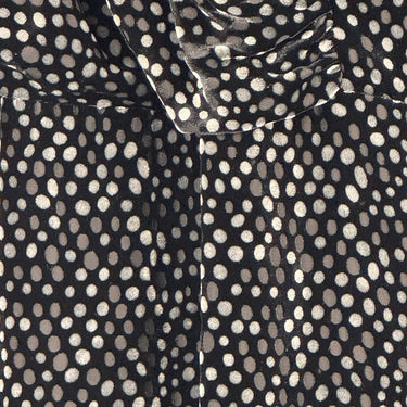 Shoshanna Velvet Polka Dot Maxi Dress