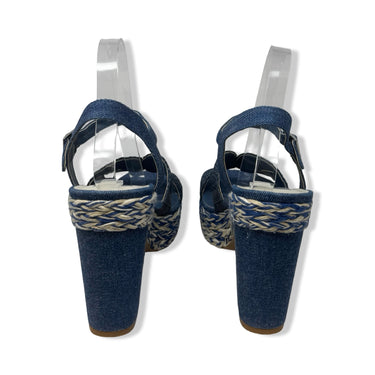 Dolce Vita Denim Threaded platform Heels