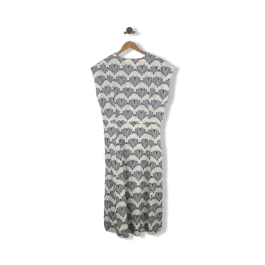 Billy Reid Jacquard Cinched Waist Dress
