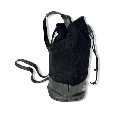 Vintage R.J. Graziano Suede Crossbody Bucket Bag