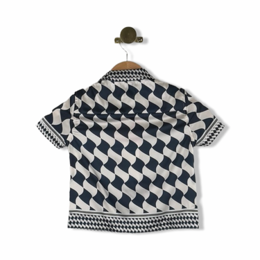 Reiss Youth Devaroe Cuban Collar Shirt