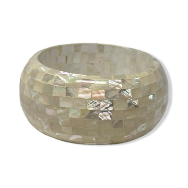 Vintage R.J. Graziano Mosaic Tile Chunky Bangle