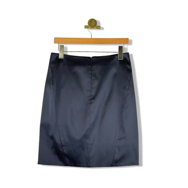 Zac Posen Mini Silk Pleated Skirt