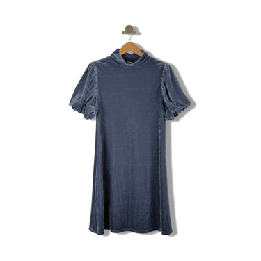 Area Stars Velvet Mock Neck Dress