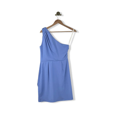 Shoshanna Asymmetric Strap Mini Dress