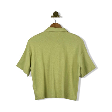 Madewell Terry Button Up Polo Shirt