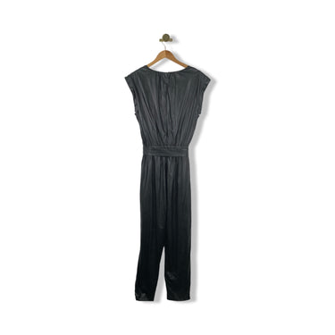 Ramy Brook Lorelei Faux-Leather Belted Jumpsuit