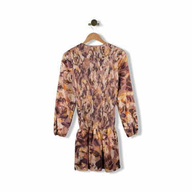 Area Stars Printed Smocked Dress