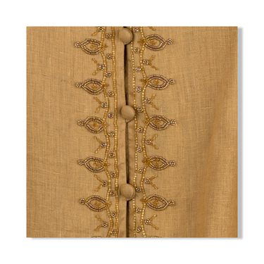 Vintage Neiman Marcus Beaded Button Down