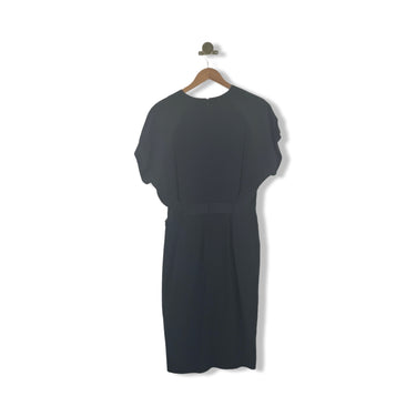 Vintage Linda Allard for Ellen Tracy Silk Wrap Bodice Dress