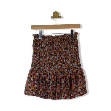 Wild Pony Smocked Waist Mini Skirt