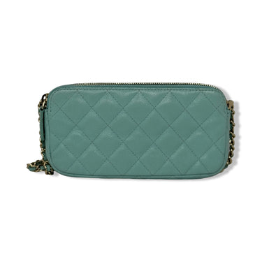 Chanel Caviar Quilted Clutch with Chain