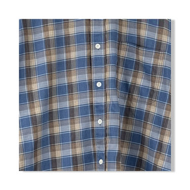 Billy Reid Long Sleeve Two-Tone Shirt