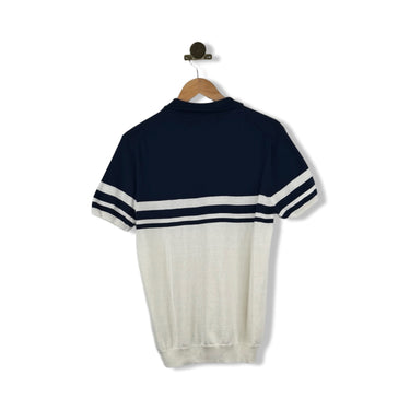 Ron Dorff Bicolor Short Sleeve Zip Polo