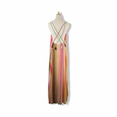 Scotch & Soda Pleated Dyed Maxi Dress