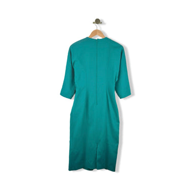 Vintage Ruched Midi Dress