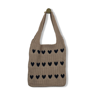 Housing Works Knit Heart Tote