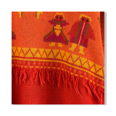Vintage On The Road Patterned Sweater