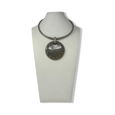 Vintage R.J. Graziano Studded Pendant Necklace