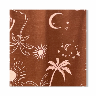 Heartloom Palm Tree Sun Print Skirt