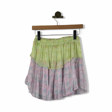 Love Shack Fancy Ruffle Mini Skirt