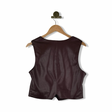 7 for All Mankind Faux Leather Vest