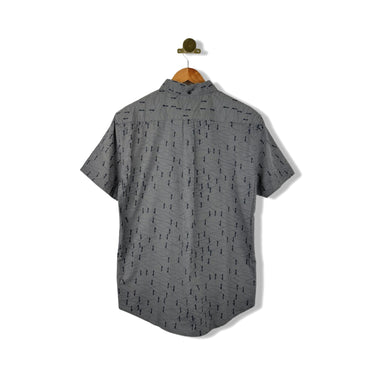Billy Reid Short Sleeve Patterned Button Up Shirt