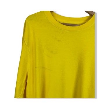 Fred Segal Yellow Long Sleeve Logo Tee