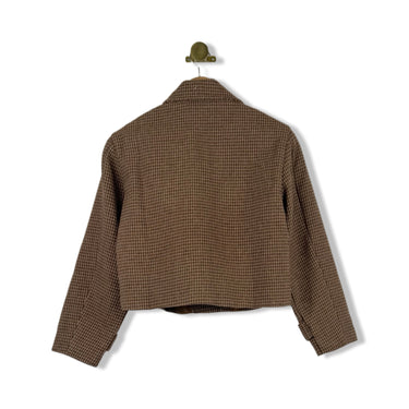 ANWND Houndstooth Cropped Jacket