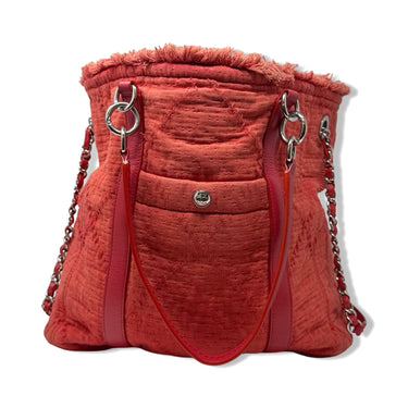 Chanel Canvas Fringe Double Face Deauville Shopping Tote