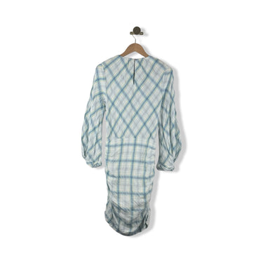 Veronica Beard Plaid Ruched Dress